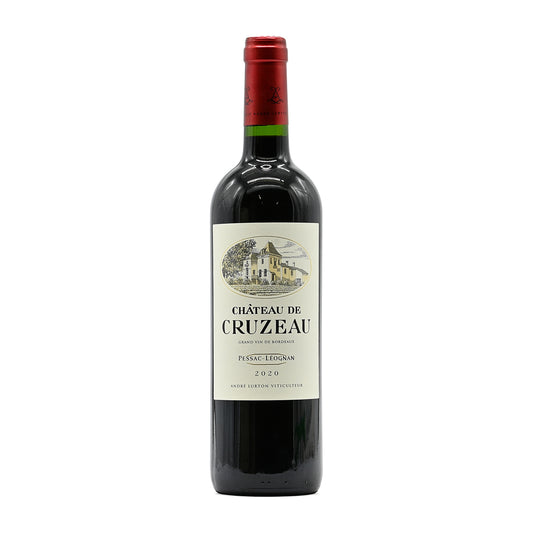 Chateau de Cruzeau 2020, 750ml French red wine, made from a blend of Cabernet Sauvignon, Cabernet Franc, and Merlot; from Pessac-Leognan, Bordeaux, France – GDV Fine Wines, Hong Kong