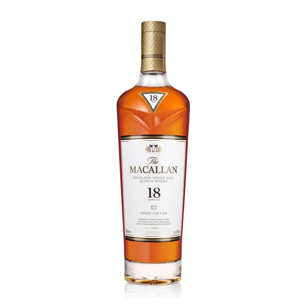 Macallan 18 Yrs Sherry Oak Single Malt Whisky (700ml)