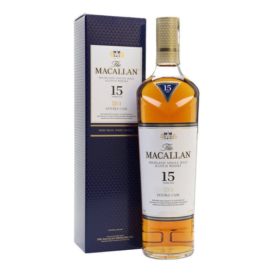 Macallan 15 Years Double Cask Whisky – 700ml double cask 15 years old single malt whisky from the Macallan, Highlands, Scotland – GDV Fine Wines, Hong Kong