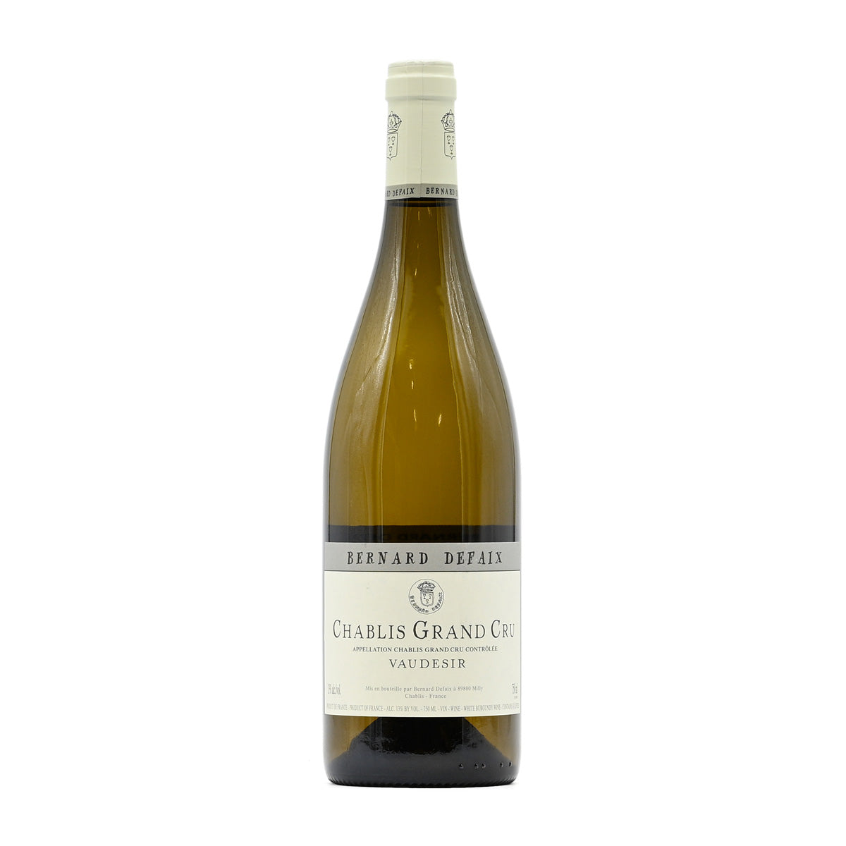 Domaine Bernard Defaix Chablis Grand Cru Vaudesir 2021, 750ml French white wine; made from Chardonnay; from Chablis Grand Cru, Burgundy, France – GDV Fine Wines, Hong Kong