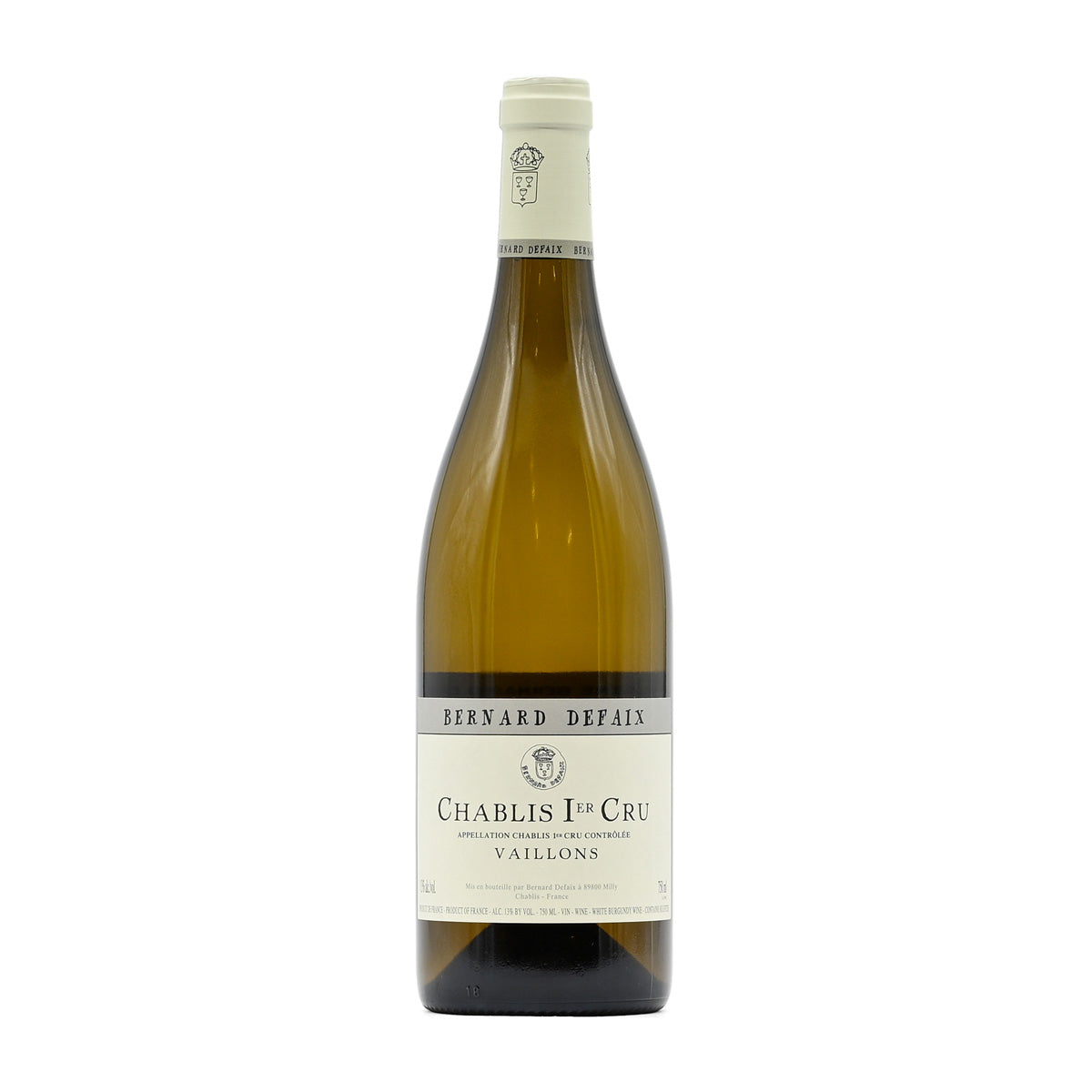 Domaine Bernard Defaix Chablis Premier Cru Les Vaillons 2021, 750ml French white wine; made from Chardonnay; from Chablis, Burgundy Premier Cru, France – GDV Fine Wines, Hong Kong