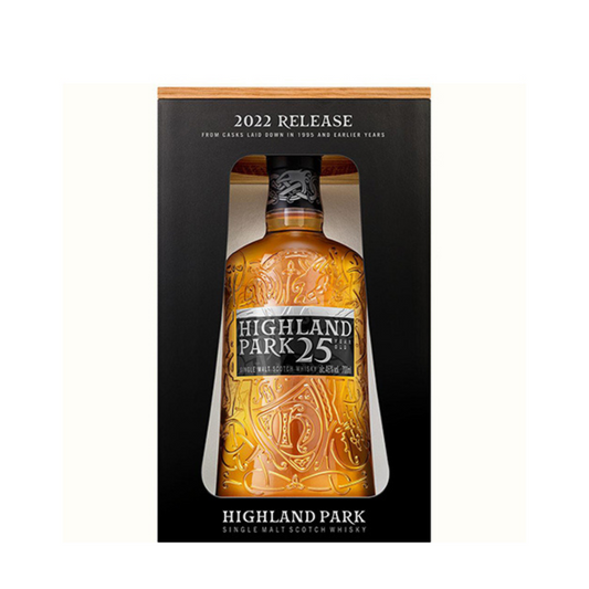 Highland Park 25 Years Old Single Malt Whisky 46% (70cl) 2022 Release