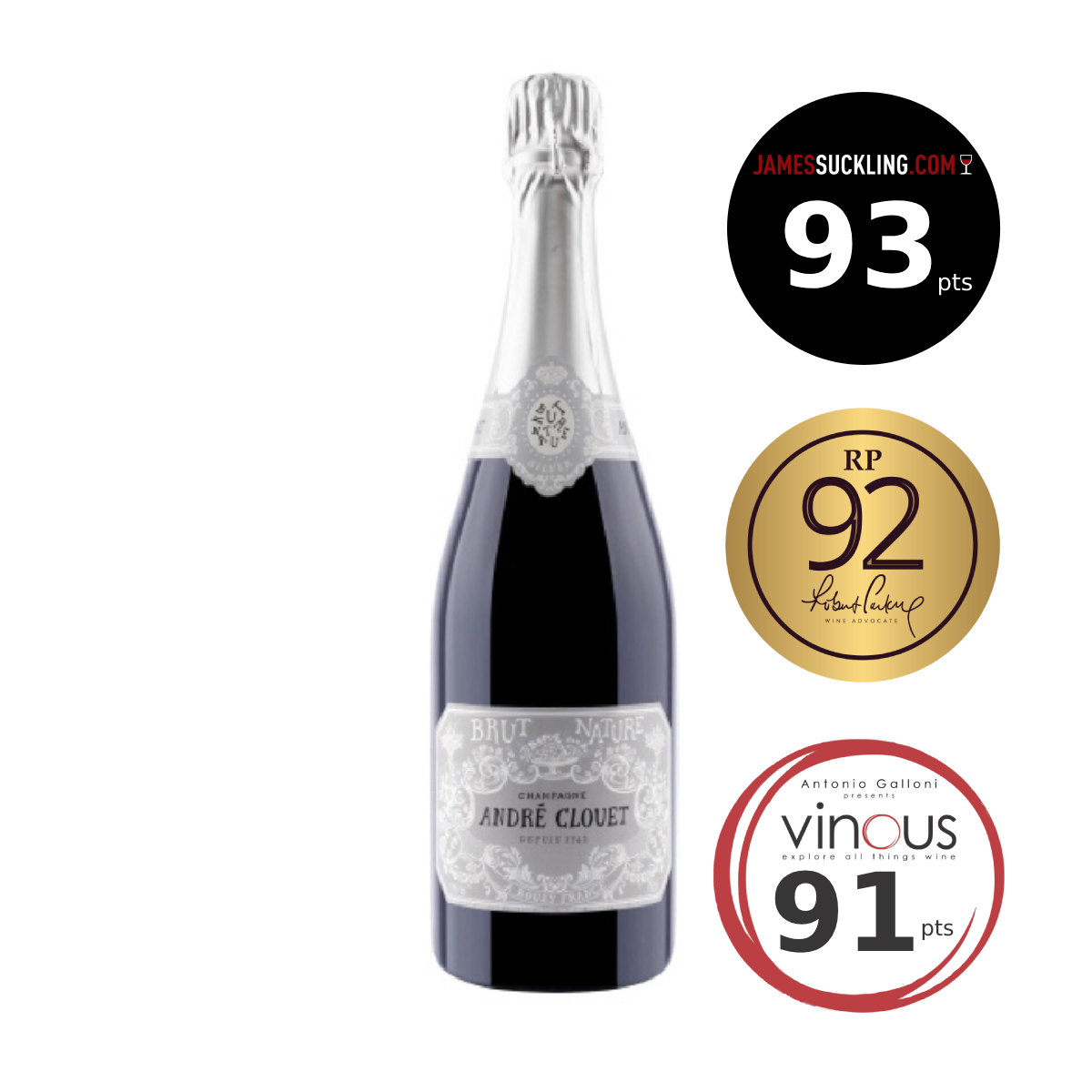 Andre Clouet Champagne Brut Silver NV