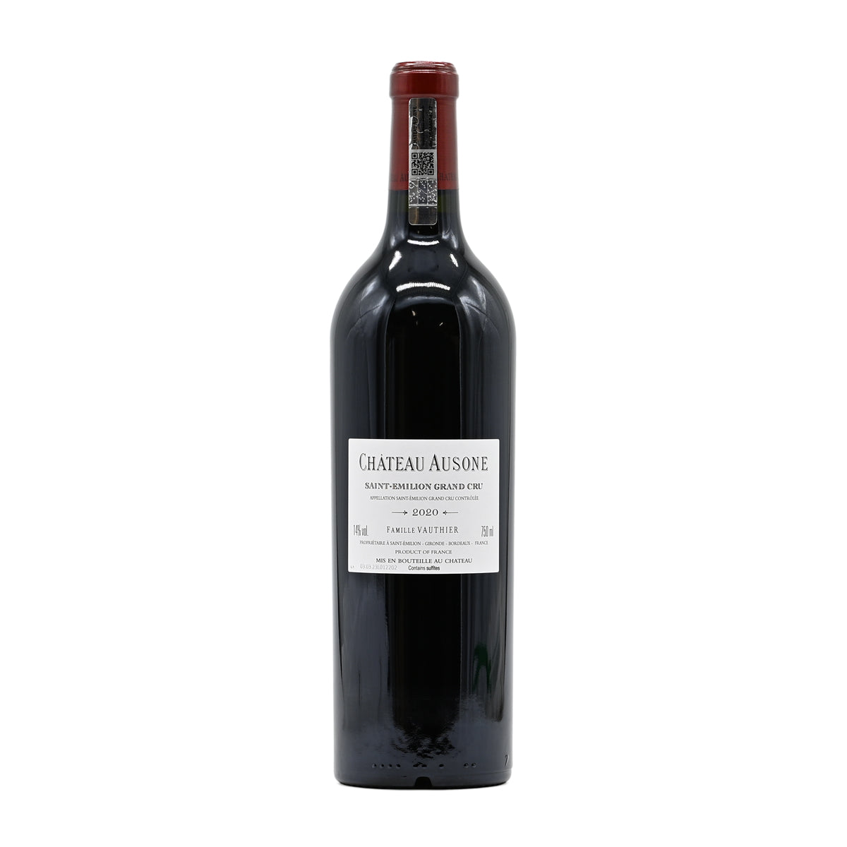 Château Ausone 2020, 750ml French red wine; made of a blend of Merlot and Cabernet Franc; from Saint-Emilion Grand Cru, Bordeaux, France – GDV Fine Wines, Hong Kong
