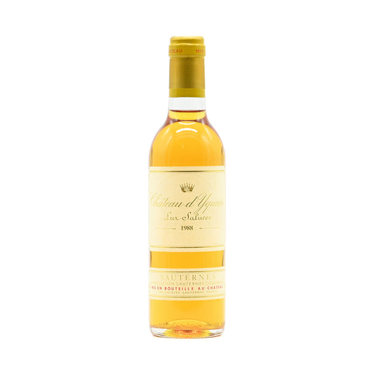 Chateau d'Yquem 1988 in half-bottle, a 375ml French sweet wine of Premier Cru Superieur in the 1855 classification, from Sauternes, Bordeaux, France – GDV Fine Wines, Hong Kong