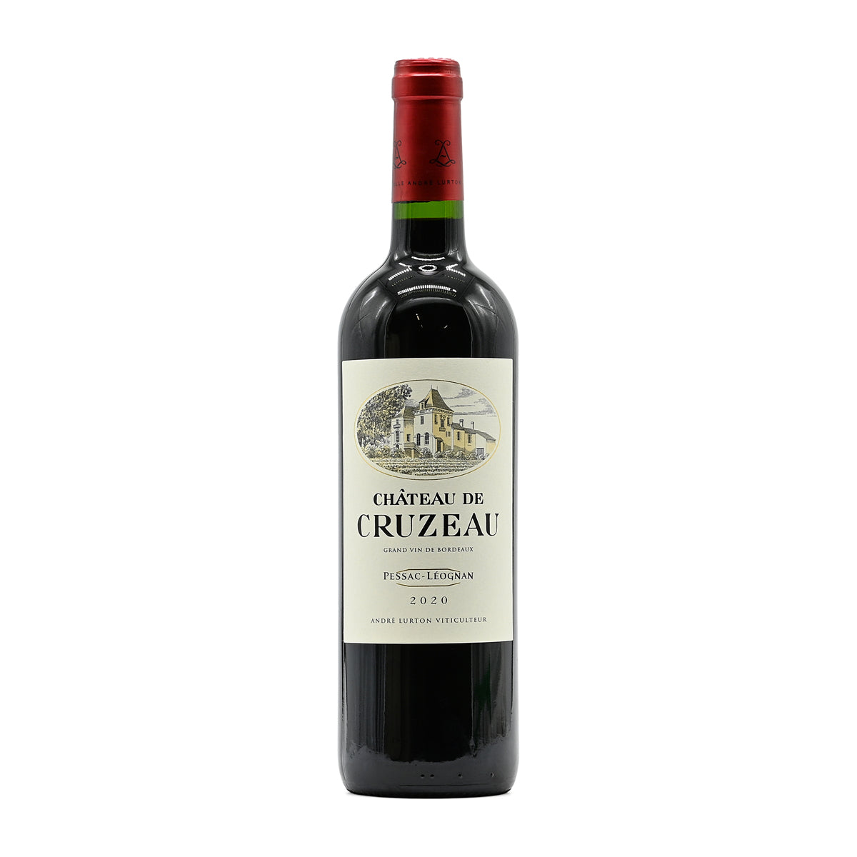 Chateau de Cruzeau 2020, 750ml French red wine, made from a blend of Cabernet Sauvignon, Cabernet Franc, and Merlot; from Pessac-Leognan, Bordeaux, France – GDV Fine Wines, Hong Kong