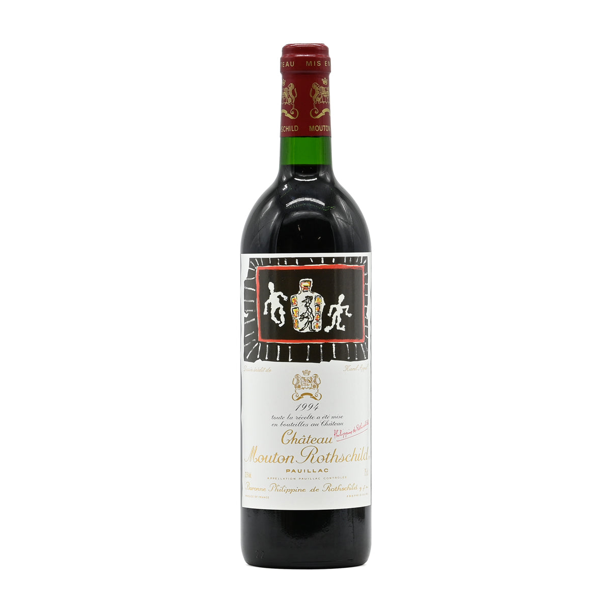 Mouton Rothschild 1994 - Red Wine - GDV Fine Wines® - 1994, 750ml, AG88-90, Bordeaux, Chateau Mouton Rothschild, France, JS91, Pauillac, Red Wine, WA91, Wine Product, WS91