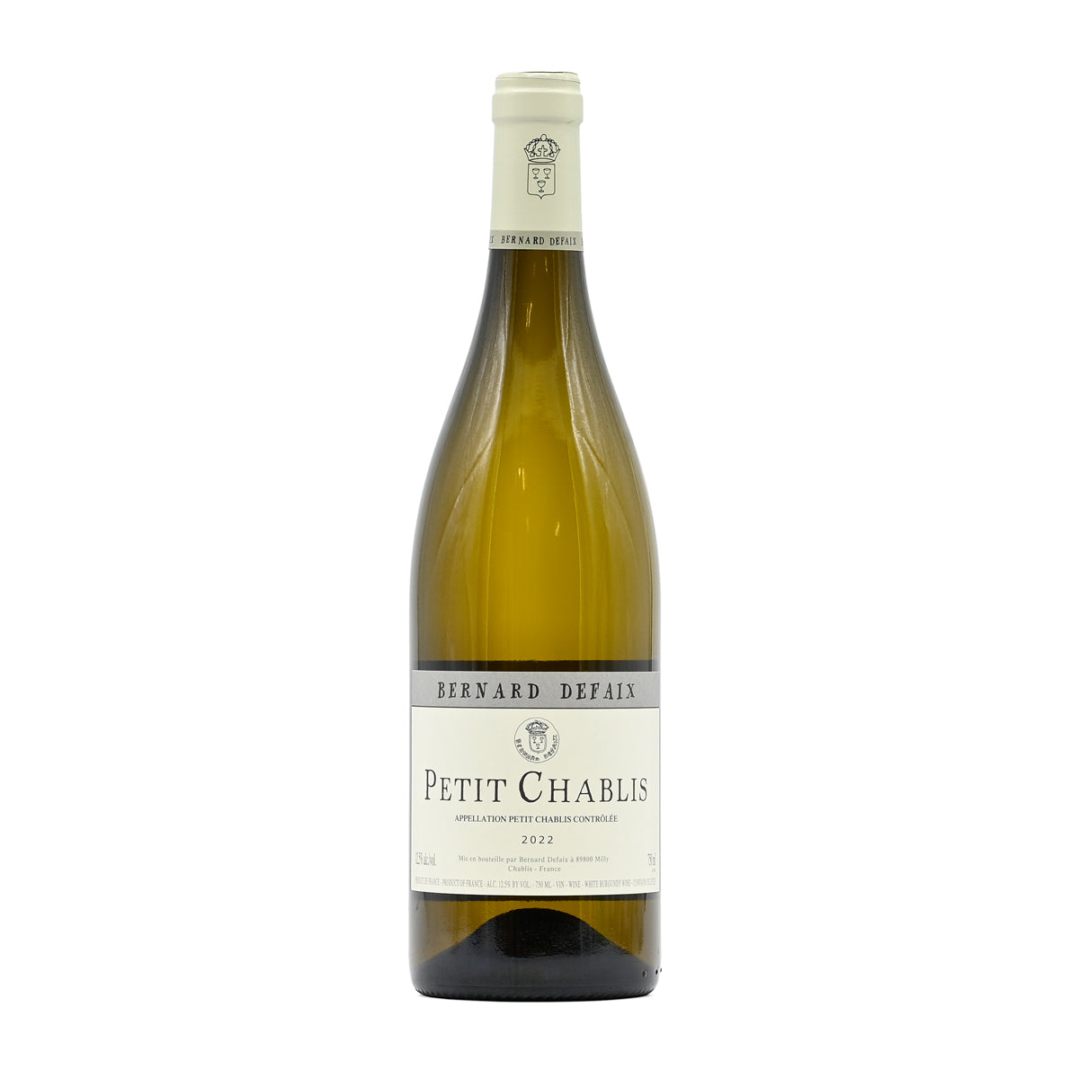 Domaine Bernard Defaix Petit Chablis 2022, 750ml French white wine; made from Chardonnay; from Chablis, Burgundy, France – GDV Fine Wines, Hong Kong