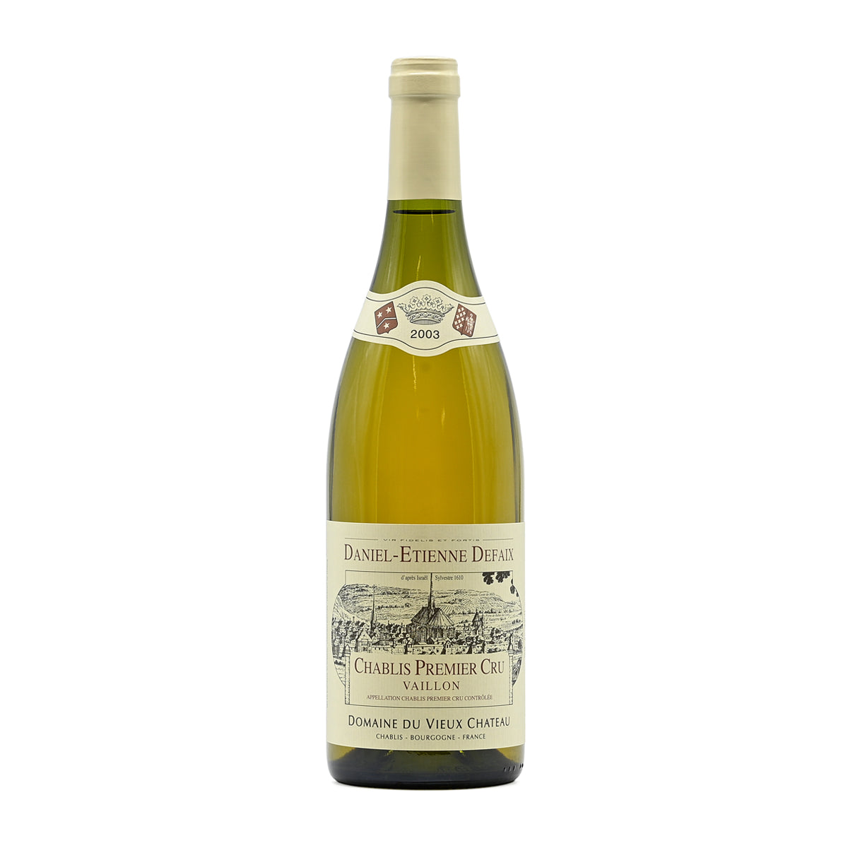 Domaine Daniel-Etienne Defaix Chablis Premier Cru Vaillon 2003, 750ml French white wine, made from Chardonnay, from Chablis Premier Cru, Burgundy, France – GDV Fine Wines, Hong Kong