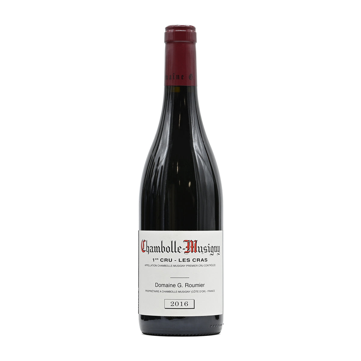 Domaine Georges Roumier Chambolle Musigny 1er Cru Les Cras 2016, 750 French red wine, made from Pinot Noit; from Chambolle-Musigny Premier Cru, Burgundy, France – GDV Fine Wines, Hong Kong