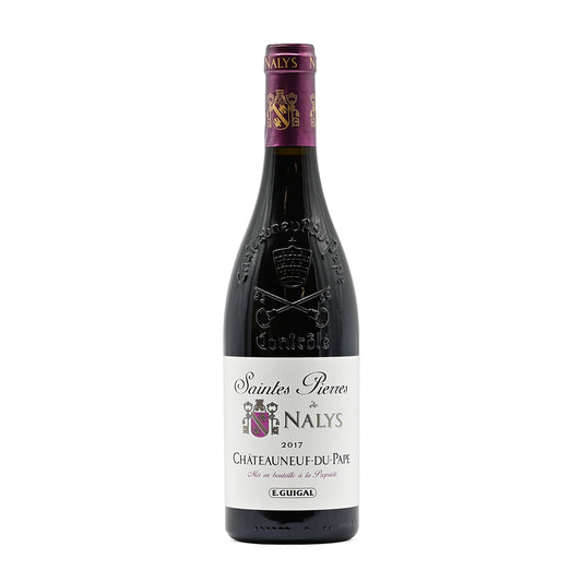 Guigal Chateauneuf du Pape Saintes Pierres de Nalys 2017, 750ml French red wine, made from a blend of Grenache, Syrah, Cinsault, Muscardin, Mourvèdre, and Counoise; from Chateauneuf-du-Pape, Southern Rhone, France – GDV Fine Wines, Hong Kong