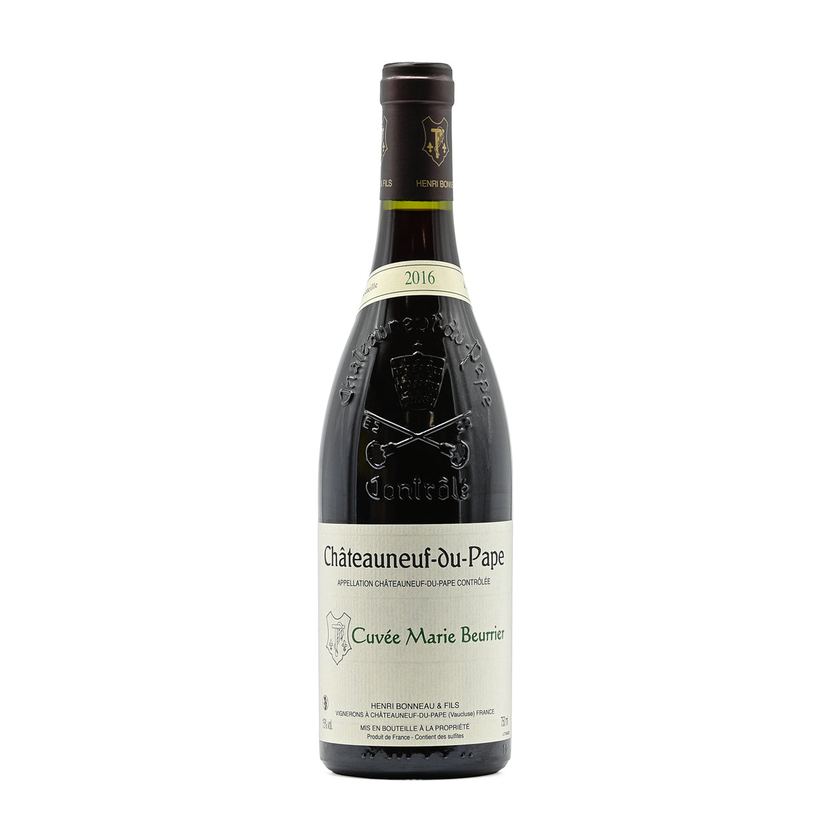 Henri Bonneau Chateauneuf-du-Pape Cuvee Marie Beurrier 2016, 750ml French red wine, from Chateauneuf-du-Pape, Southern Rhone, France – GDV Fine Wines, Hong Kong