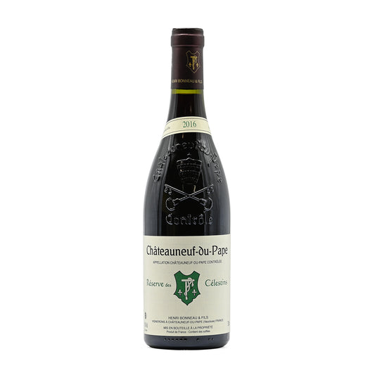 Henri Bonneau Chateauneuf-du-Pape Reserve des Celestins 2016, 750ml French red wine, from Chateauneuf-du-Pape, Southern Rhone, France – GDV Fine Wines, Hong Kong