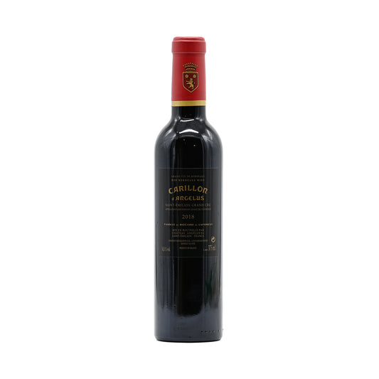 Le Carillon d'Angelus 2018 in half bottle, a 375ml French red wine, made from a blend of Merlot and Cabernet Franc; from Saint-Emilion, Bordeaux, France – GDV Fine Wines, Hong Kong