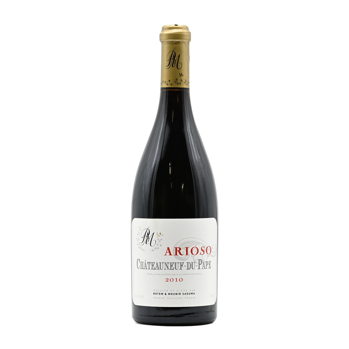 Lucien Le Moine Rotem & Mounir Clos Saouma CDP Rouge Arioso 2010, 750ml French red wine, made from Grenache; from Châteauneuf-du-Pape, Southern Rhône, France – GDV Fine Wines, Hong Kong