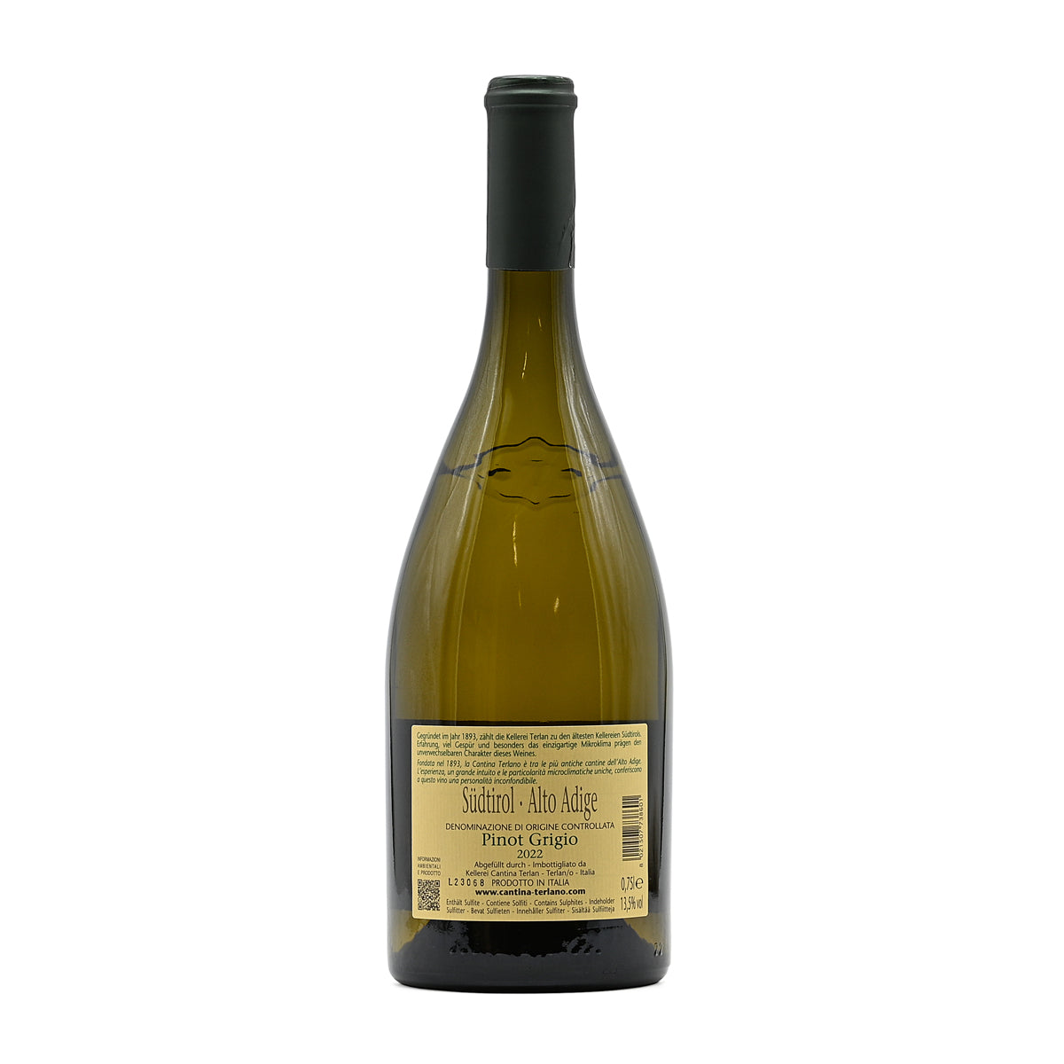 Terlano Pinot Grigio 2022, 750ml Italian white wine, made from Pinot Grigio, from Alto Adige DOC, Trentino-Alto Adige, Italy – GDV Fine Wines, Hong Kong