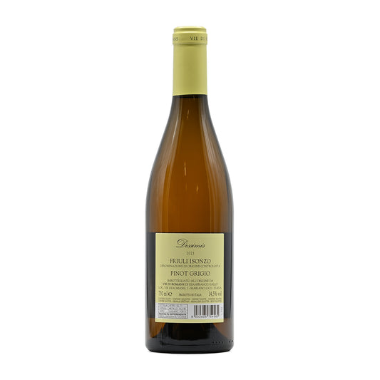 Vie di Romans Pinot Grigio Dessimis 2021, 750ml Italian white wine, made from Pinot Grigio, from Friuli Isonzo DOC, Friuli-Venezia Giulia, Italy – GDV Fine Wines, Hong Kong