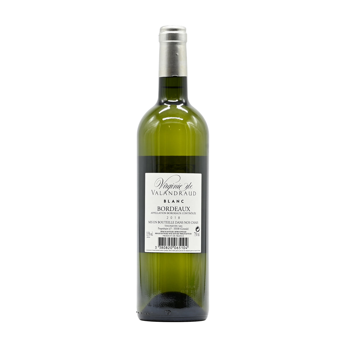 Virginie de Valandraud Blanc 2018, 750ml French white, made from a blend of Sémillon, Sauvignon Blanc and Sauvignon Gris; from Bordeaux, France – GDV Fine Wines, Hong Kong