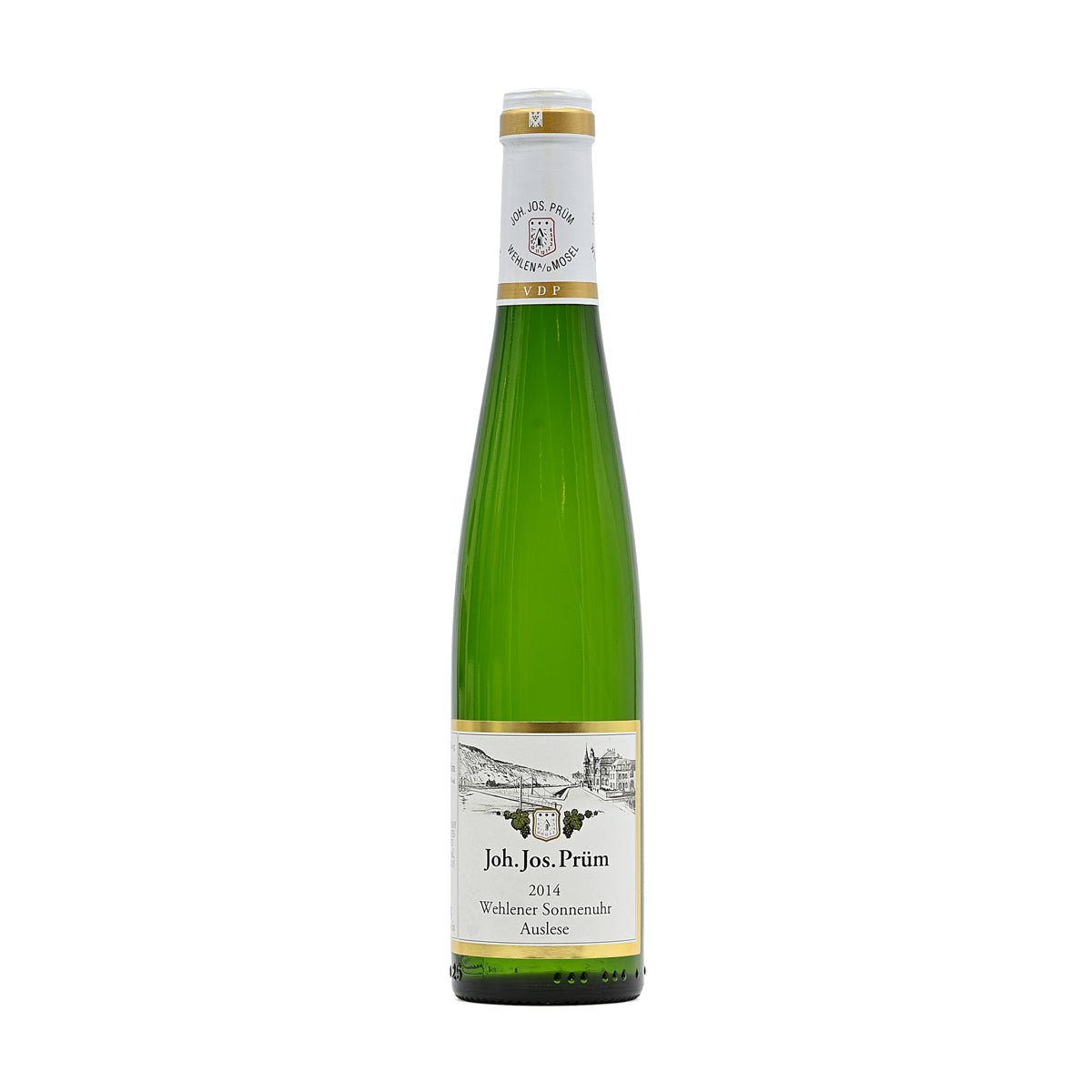 2014 Riesling Wehlener Sonnenuhr Auslese from Weingut Joh. Jos. Prum, in half-bottle size. 375ml German sweet wine, made from Riesling; from Wehlen, Mosel, Germany – GDV Fine Wines, Hong Kong
