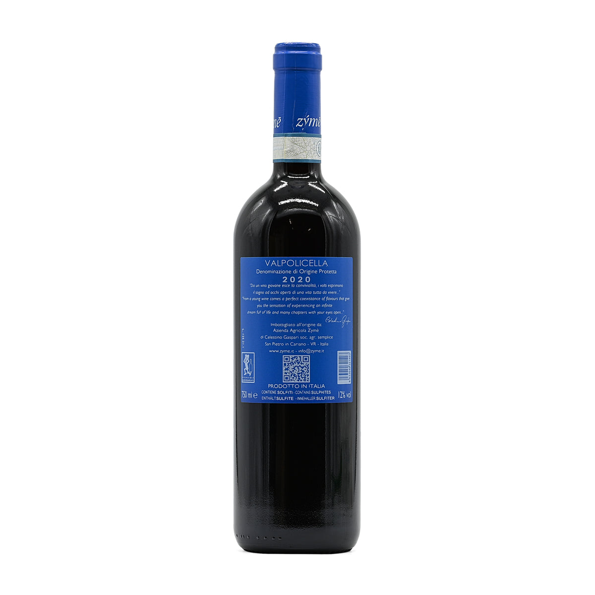 Zyme Valpolicella "Reverie" 2020, 750ml Italian red wine; made from a blend of Corvina, Corvinone, Rondinella, and Oseleta; from Amarone della Valpolicella DOCG, Veneto, Italy – GDV Fine Wines, Hong Kong