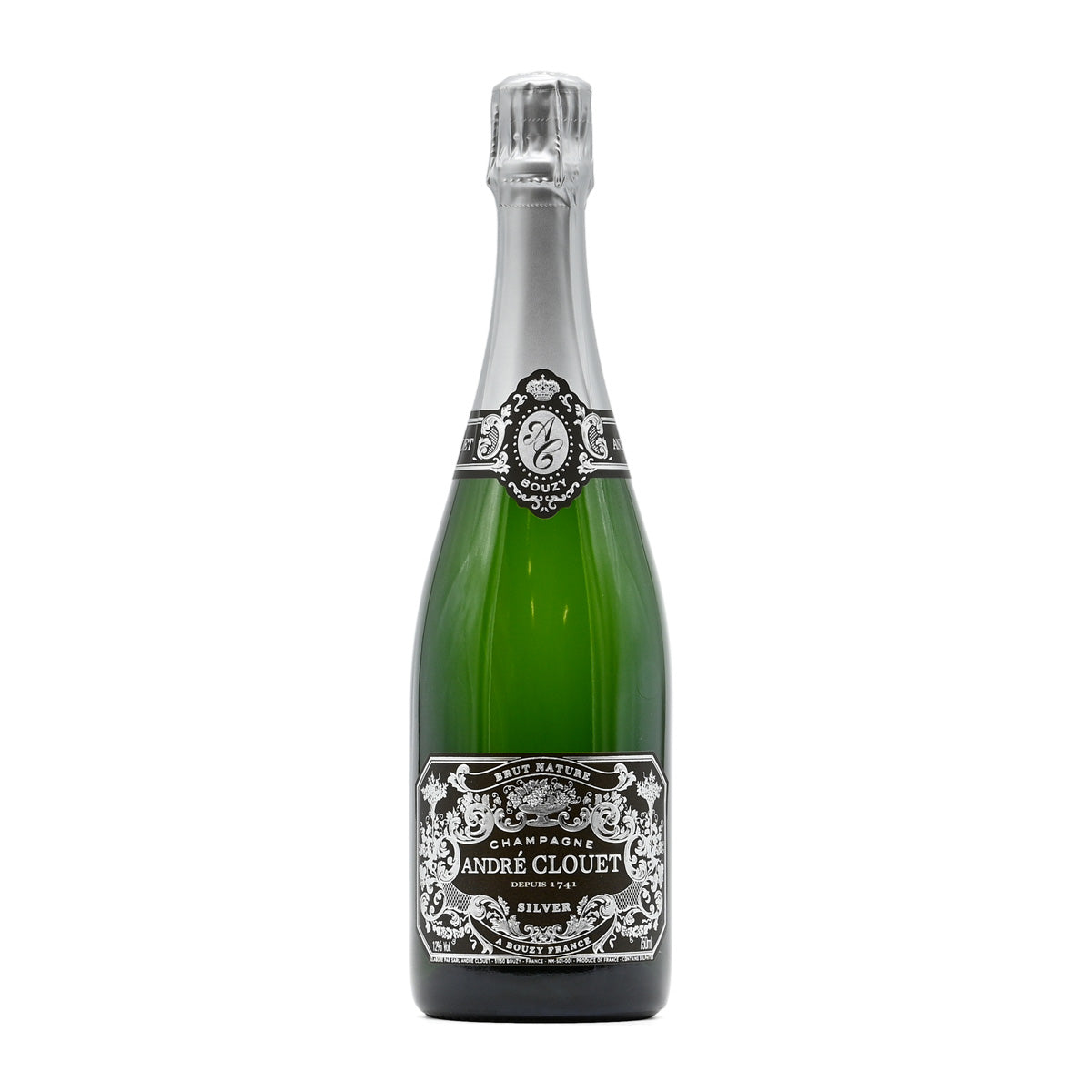 Andre Clouet Champagne Brut Silver NV, 750ml non-vintage French grand cru champagne, made from Pinot noir, from Bouzy, France – GDV Fine Wines, Hong Kong