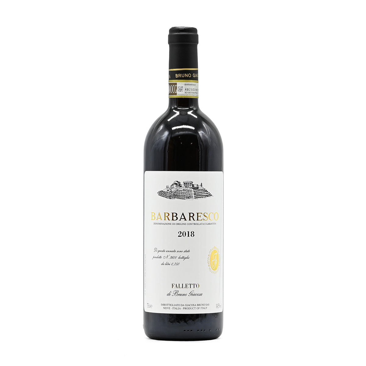 Bruno Giacosa Barbaresco 2018, 750ml Italian red wine, made from Nebbiolo, from Barbaresco, Piedmont, Italy – GDV Fine Wines, Hong Kong