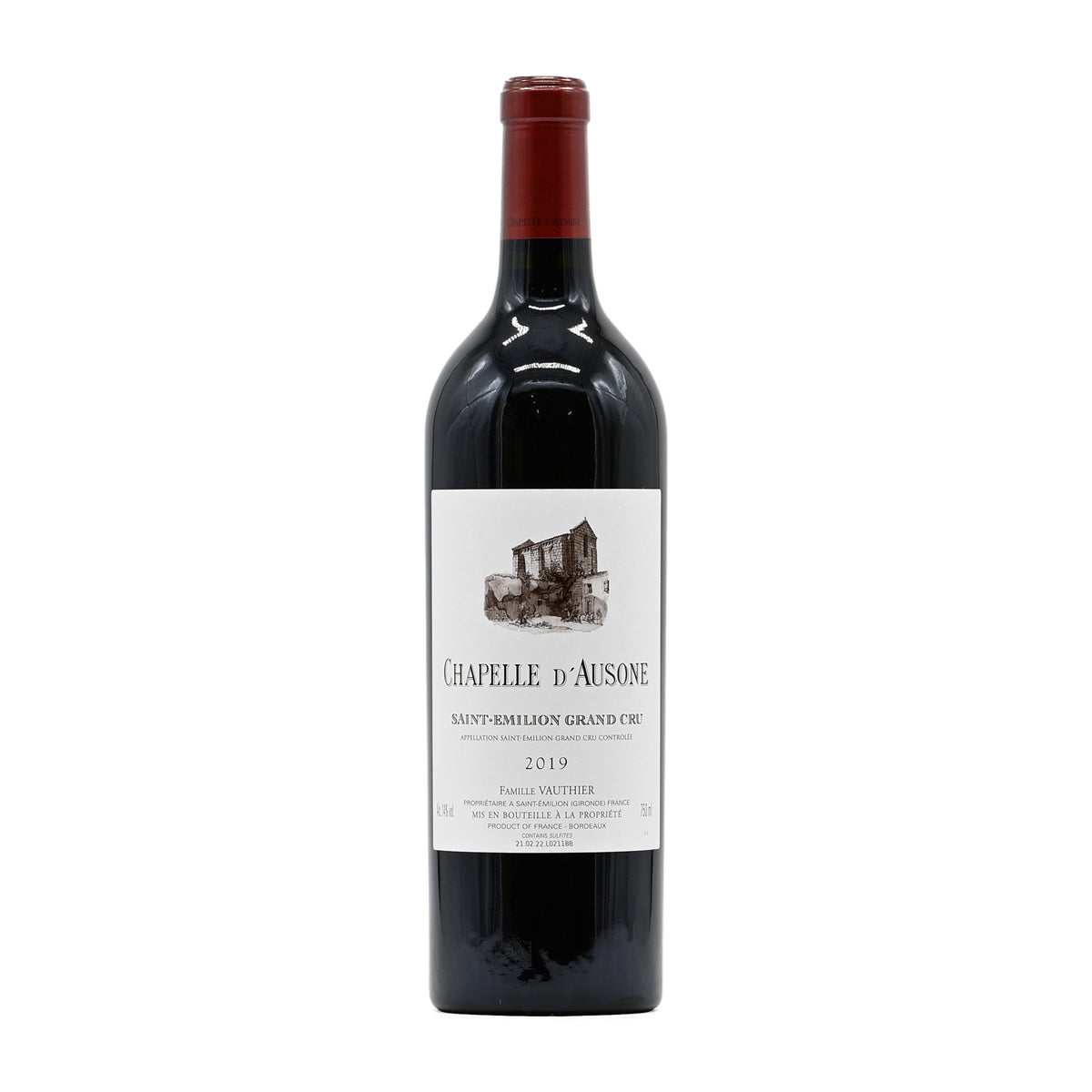 Chapelle d'Ausone 2019, 750ml French red wine, from Saint-Emilion Grand Cru, Bordeaux, France – GDV Fine Wines, Hong Kong