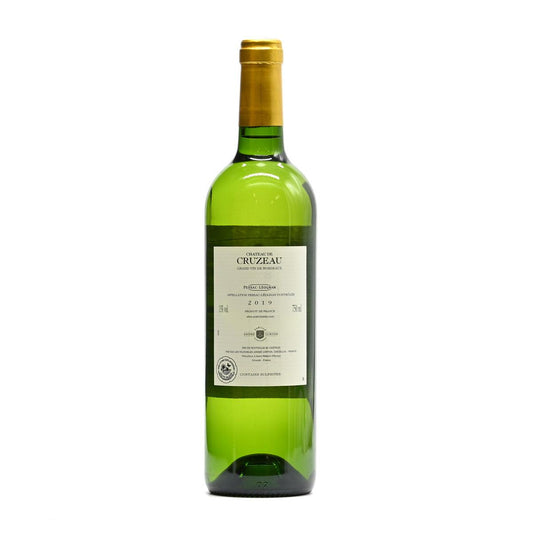 Chateau de Cruzeau Blanc 2019, 750ml French white wine, made from Sauvignon Blanc, from Pessac Leognan, Bordeaux, France – GDV Fine Wines, Hong Kong
