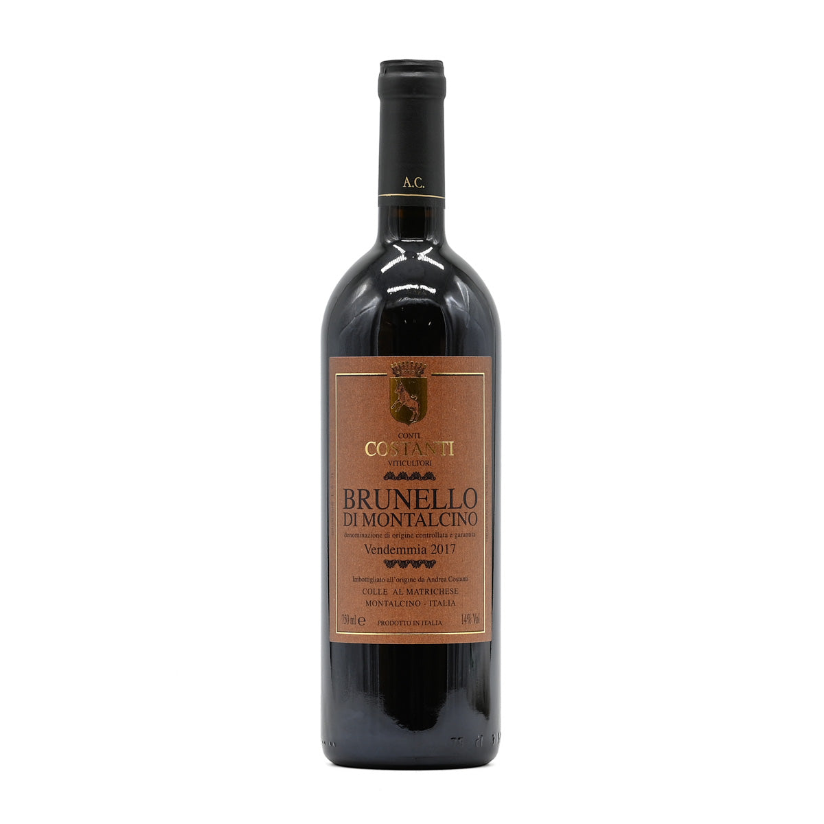 Conti Costanti Brunello di Montalcino 2017, 750ml Italian red wine, made from Sangiovese, from Brunello di Montalcino DOC, Tuscany, Italy – GDV Fine Wines, Hong Kong