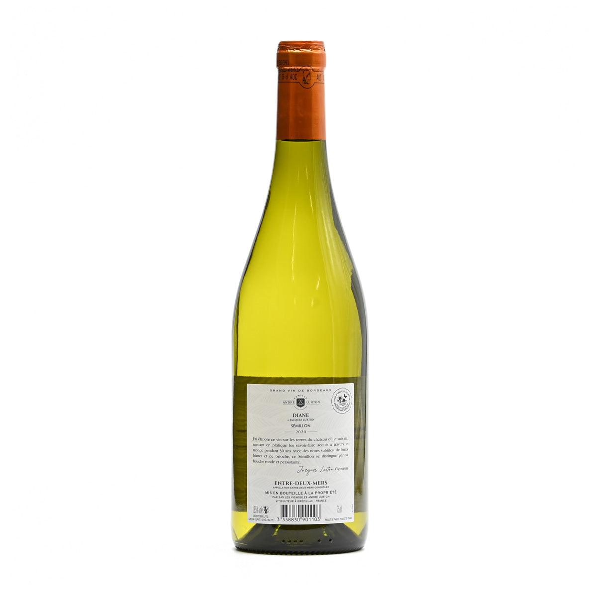 Diane Semillon 2020 - White Wine - GDV Fine Wines® - 2020, 750ml, Bordeaux, Diane, Entre-Deux-Mers, France, White Wine, Wine Product