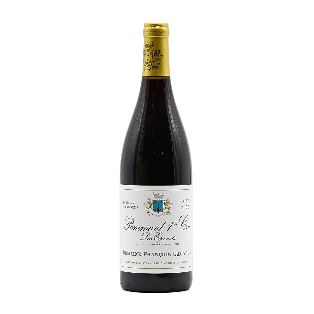 Francois Gaunoux Pommard 1er Cru les Epenots 2008, 750ml French red wine, Grand Vin de Bourgogne, made from Pinot Noir, from Pommard Premier Cru, Burgundy, France – GDV Fine Wines