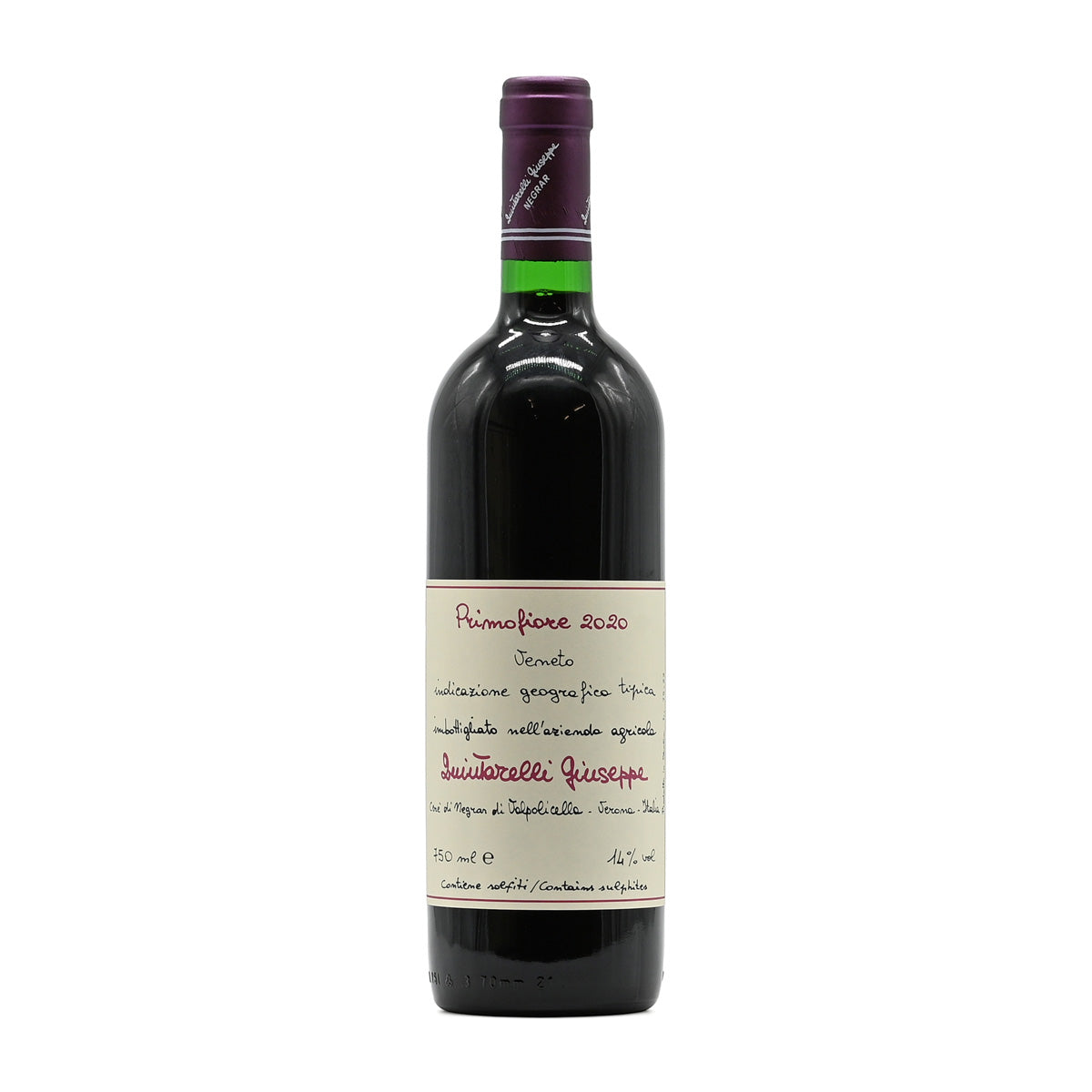 GiuseppeQuintarelli Primofiore 2020, 750ml Italian red wine, from Valpolicella, Veneto, Italy – GDV Fine Wines, Hong Kong
