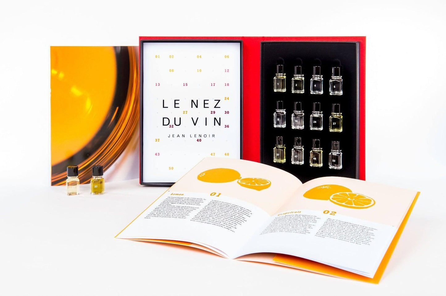 Le Nez du Vin-White Wines & Champagnes 12(Chi Version) 酒鼻子- 白葡萄酒及香槟套装12香气系列(中文版) - Aroma Kit - GDV Fine Wines® - Accessories Product, France, Le Nez du Vin, Wine Aroma Kit