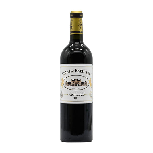 Lions de Batailley 2016, second wine of Chateau Batailley, 750ml French red wine, made from a blend of Cabernet Sauvignon, Cabernet Franc and Merlot, from Pauillac, Bordeaux, France – GDV Fine Wines, Hong Kong
