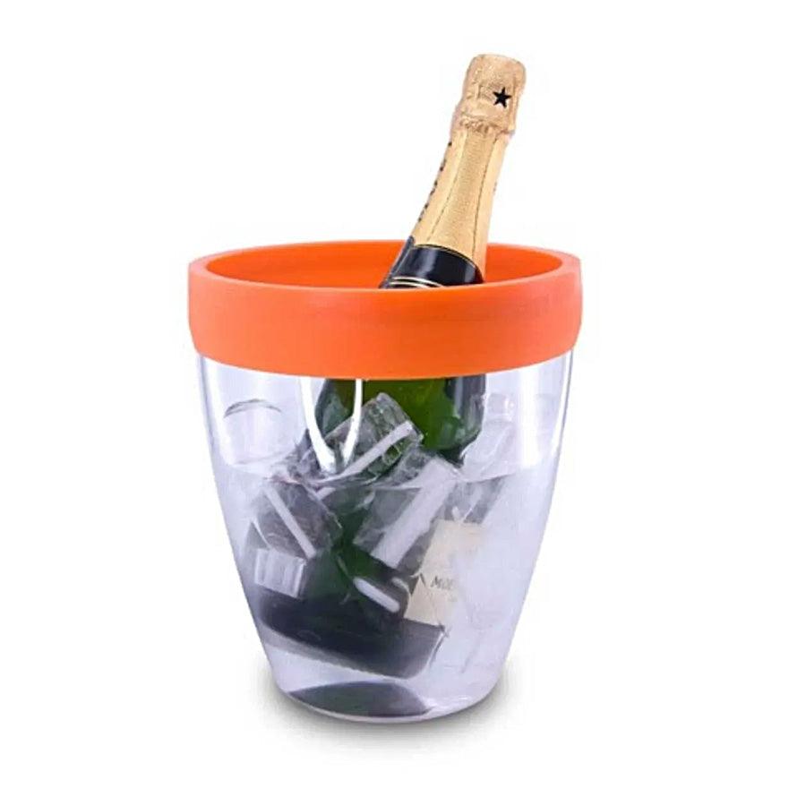 Pulltex Ice Bucket Silicone Top Orange (107657) - Ice Bucket - GDV Fine Wines® - Accessories Product, Ice Bucket, Pulltex, Spain